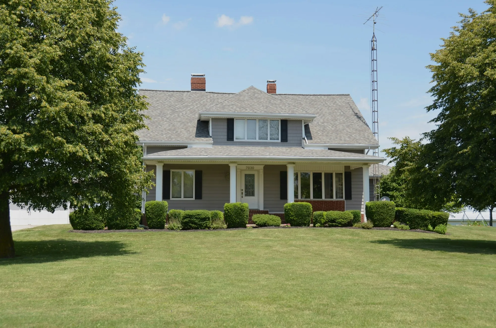Exterior of a residential home