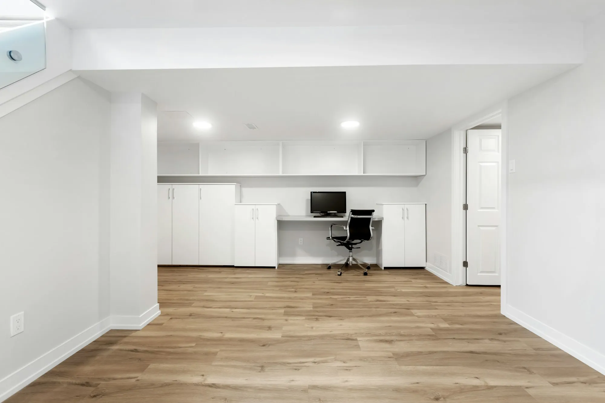 Basement remodeled into a usable room