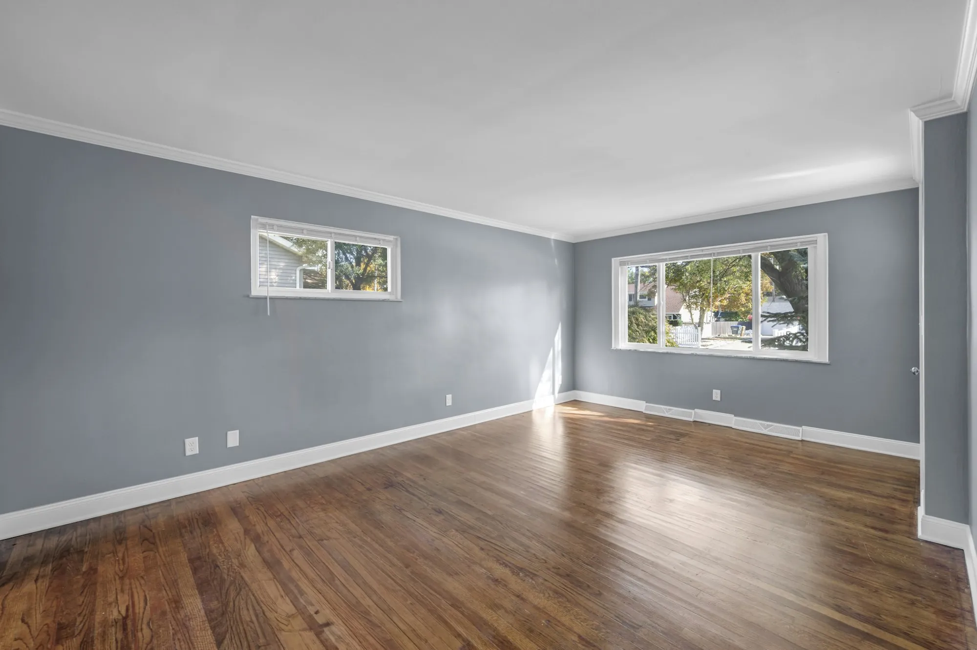 Interior painting work in a home