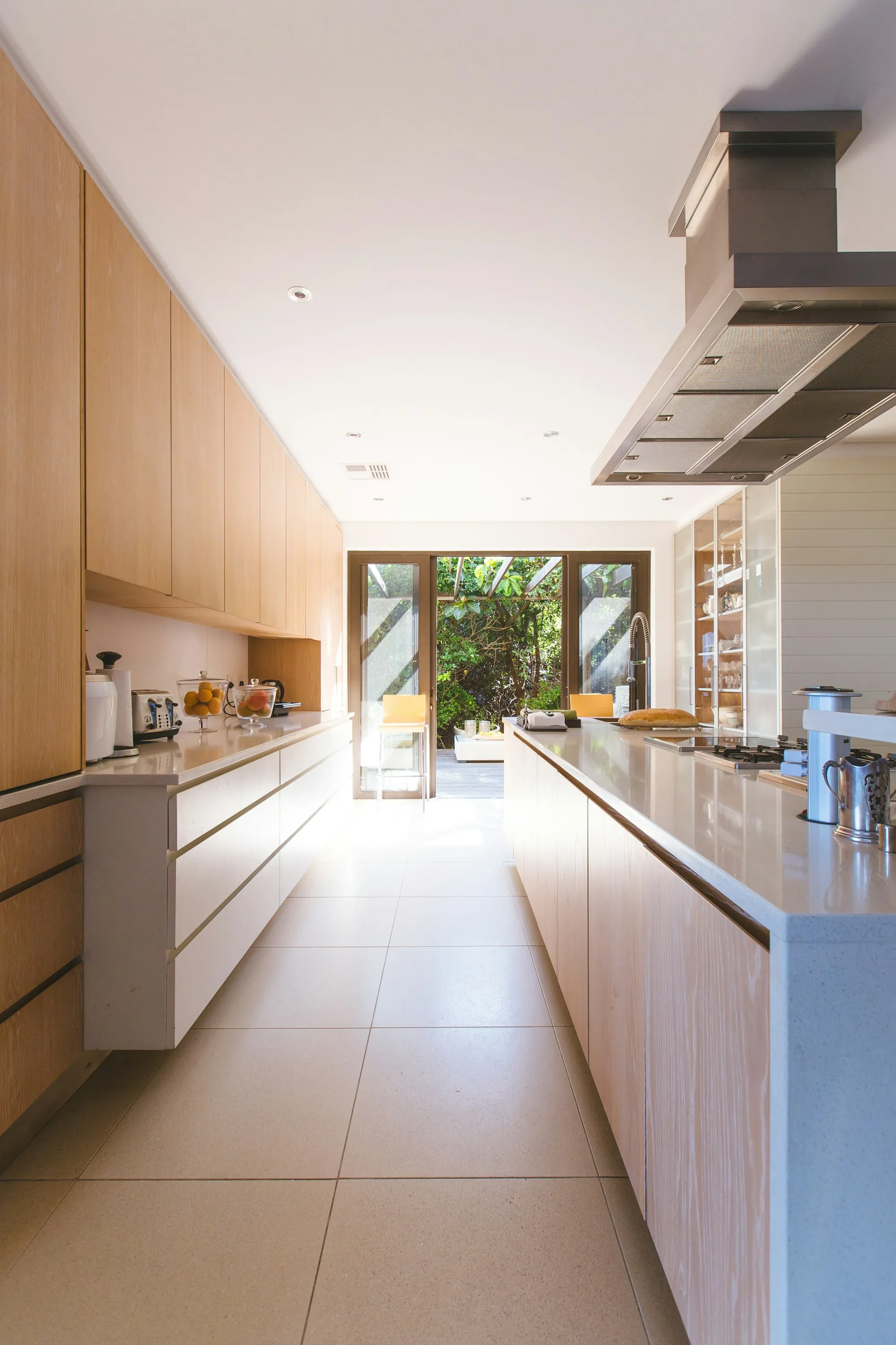 Bright kitchen after a remodel